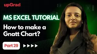 Excel For Fresher Part 29 | How To Make a Gnatt Chart in Excel | Gnatt Chart In Excel