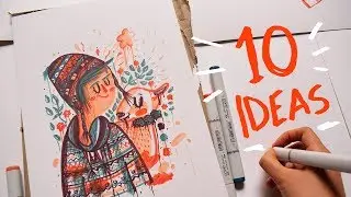 10 Ideas para mostrar tus dibujos en redes sociales-Andreaga