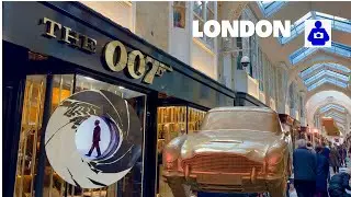 London Autumn Walk 🇬🇧 Mayfair to Fortnum & Mason Christmas Shop 2024 | Central London Walking Tour