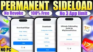 Sideload IPA on iPhone WITHOUT Getting Revoked for FREE
