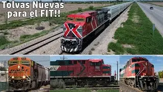 Mexican locomotives rumble! Chases, train with new railcars and more.