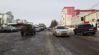 Март, поездка на работу от первого лица | Целый год на Caterwil GTS 4WD