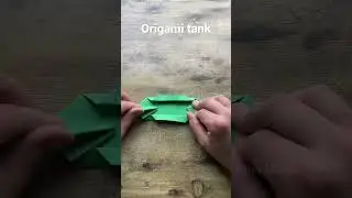 How to make origami military panzer tank step by step | Papercraft military tank tutorial