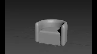 How to make arm chair in 3ds max ( furniture modeling )