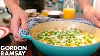 Smoked Haddock & Spinach Baked Eggs | Gordon Ramsay