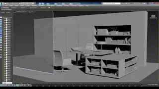 3dsmaxTutorials, Tutorial on 3D Modeling an Office Interior Furniture in 3dsmax ( Part 5)