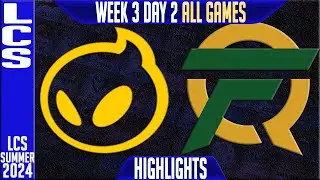 DIG vs FLY Highlights ALL GAMES | LCS W3D2 Summer 2024 | Dignitas vs FlyQuest Week 3 Day 2