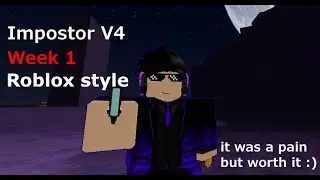 I made the week 1 from vs impostor v4 in roblox style (psych engine)