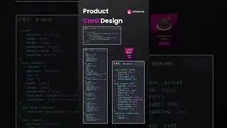 Product Card UI Design Using HTML and CSS | #shorts