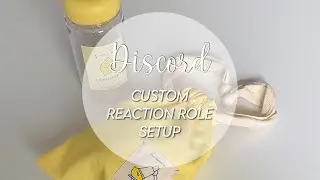 🍋 :: custom reaction role setup. | YAGPDB.xyz bot.