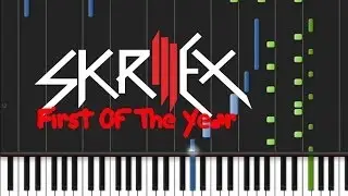 Skrillex - First Of The Year [Easy Piano Tutorial] (♫)