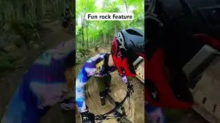 Fun MTB Rock Feature #mountainbike #mountainbiking #shorts