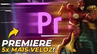 5 DICAS: Como deixar o ADOBE PREMIERE mais RÁPIDO e EDITAR em PC FRACO (Tirar Lag do Premiere) ⚡️