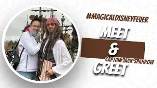 Meet and Greet Disney Characters | Jack Sparrow | Disneyland Paris | January 2023