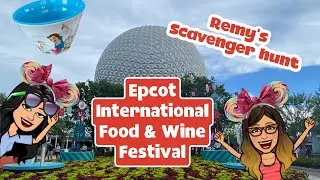 Epcot International Food & Wine Festival 2021 and Remy's Scavenger Hunt #shorts