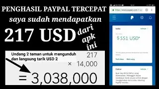 Saldo Paypal Gratis | APLIKASI PENGHASIL DOLLAR TERCEPAT DAN TERLEGIT