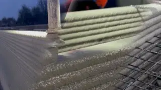 Послойный синтез объекта (3D печать здания) в дождь , снег , температура воздуха +3.