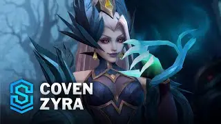 Coven Zyra Wild Rift Skin Spotlight