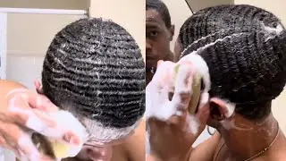 360 WAVES 🌊 Wash And Style Tutorial (10 Easy Steps) | Wave Man Mike