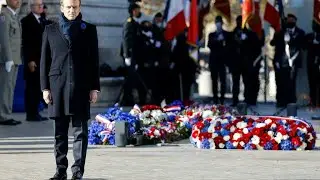 Macron pays tribute to Hubert Germain on Armistice Day • FRANCE 24 English