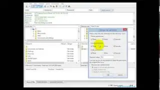 How to set linux file permissions for FTP folder through FileZilla Client
