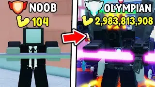 I Went NOOB To OLYMPIAN LEADERBOARD PLAYER in Roblox Cameraman Simulator..