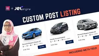 How to create wordpress custom post list view / carousel in Elementor | Jetengine Plugin