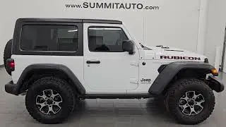 2019 JEEP WRANGLER RUBICON 2 DOOR AUTO V6 IN BRIGHT WHITE 4K WALKAROUND 14938Z
