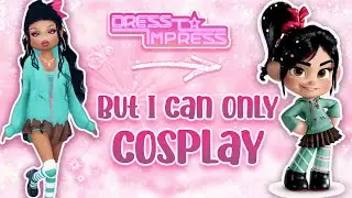 DRESS TO IMPRESS but I CAN ONLY COSPLAY CARTOON CHARACTERS | roblox ♡