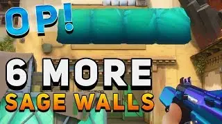 VALORANT - 6 More GREAT Sage Wall Spots for Ranked (Patch .49)