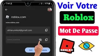 Comment Voir Votre Mot De Passe Roblox En 2023 || Voir Votre Mot De Passe Roblox Sur Mobile