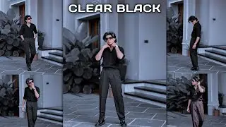 Clear Black Preset | How to edit photos on lightroom | Free lightroom presets | Free presets