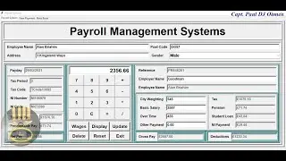 How to Create Payroll Management System with MySQL Database in Python - Full Tutorial