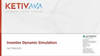 AVA: Inventor - Dynamic Simulation