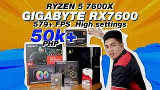 50K+ Budget Gaming PC Build! AMD RYZEN 5 7600X +  Gigabyte RX7600  8gb OC |Tested in 10 Games - 2023