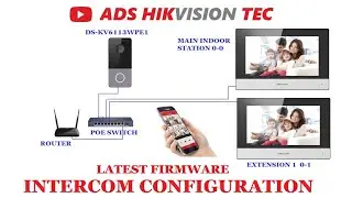 Hikvision IP intercom configuration using Batch config Tool. Step by steps configuration.