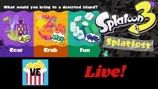 The First Splatoon 3 Splatfest LIVE! Team Gear & More Janky Setup!