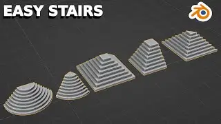 how to create modular stairs in blender easily