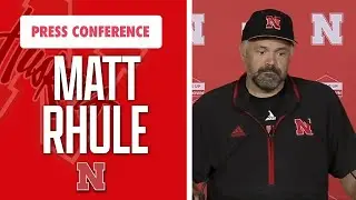 Nebraska Football Head Coach Matt Rhule meets with the media on Friday I HuskerOnline I GBR