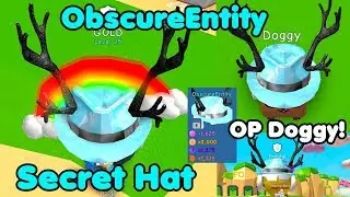 Got New Secret Hat ObscureEntity! Best Hat In Game - Bubble Gum Simulator