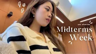 Midterms STUDY VLOG  📝🖇 | Endless Papers & Thesis Work