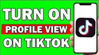 How To Turn On Profile Views On Tiktok | Enable TikTok Profile View
