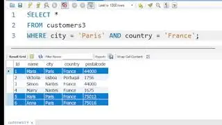 The SQL AND Operator