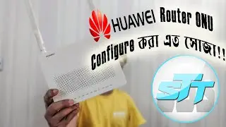 How to configure Huawei router ONU model HS8145C (Bangla)