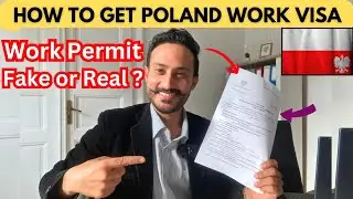 🇵🇱 Poland Work Permit 2024 | HOW TO GET POLAND FREE WORK PERMIT | How to check work permit real/fake
