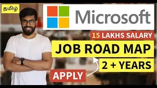 Microsoft | How To Apply For A 15 Lakhs Salary Job | 2 Years Exp In {தமிழ்}