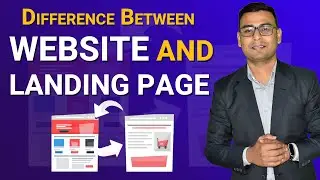 Difference between Landing Page & website | Landing Page Tutorials