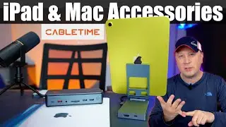 2024 iPad and Mac Computer Accessories - Stands, Hubs, and Docks with SSD Enclosure by CABLETIME