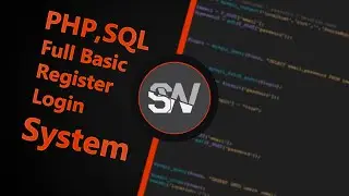 PHP,SQL Very Basic Register/Login System