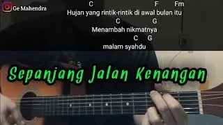 Kunci Gitar SEPANJANG JALAN KENANGAN - Tetty Kadi